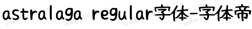 astralaga regular字体字体转换